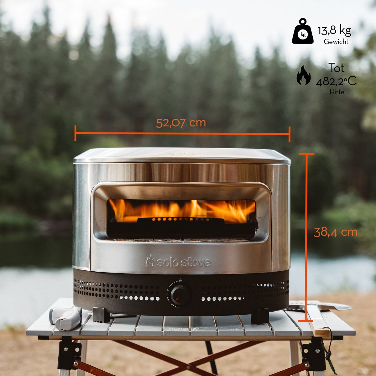 Solo Stove Pi Prime Pizzaoven op propaan