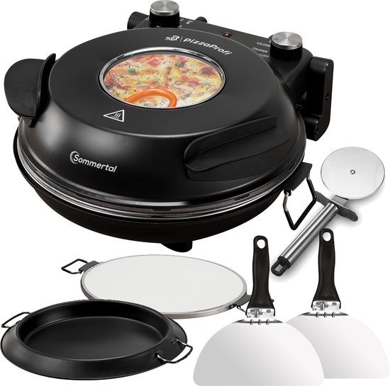 Sommertal PizzaProfi Elektrische Pizzaoven 39cm of 32cm met 5-delige set review