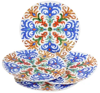 Sorrento porseleinen pizzaborden - set van 4 Ø 31 cm