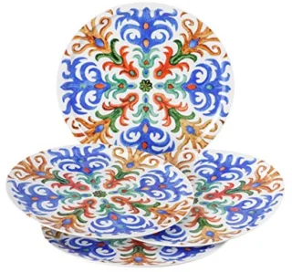 Sorrento porseleinen pizzaborden - set van 4 Ø 31 cm