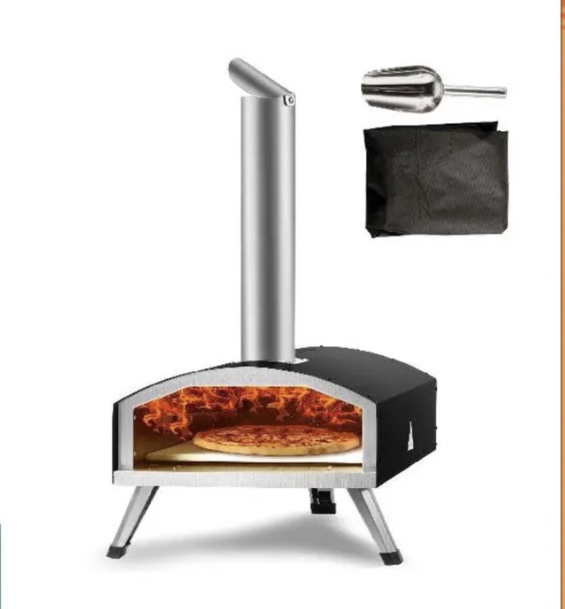 Stellar Pizza Oven Professioneel RVS 600°C