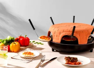 Swiss Pro Pizzarette 6-Persoons Terracotta