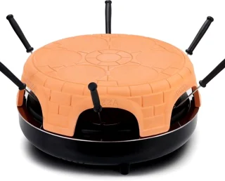Swiss Pro Pizzarette 6-Persoons Terracotta