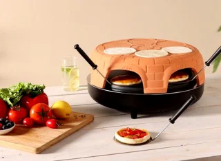 Swiss Pro Pizzarette 6-Persoons Terracotta