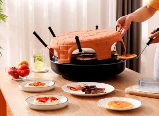 Swiss Pro Pizzarette 6-Persoons Terracotta