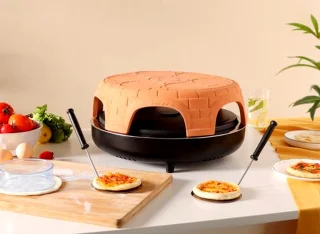 Swiss Pro Pizzarette 6-Persoons Terracotta