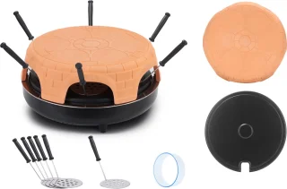 Swiss Pro Terracotta Pizza Oven 6 Persoons