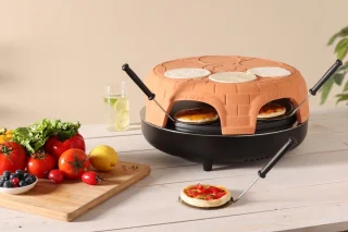 Swiss Pro Terracotta Pizza Oven 6 Persoons