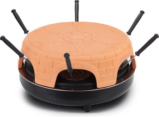 Swiss Pro Terracotta Pizza Oven 6 Persoons