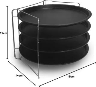 Tegami Pizza Bakset 32 cm (4-delig)