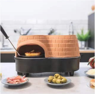 Terracotta mini-pizzaoven set van 2 Ø 11 cm
