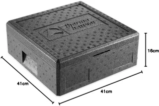 Thermobox Pizza 12,5L Zwart
