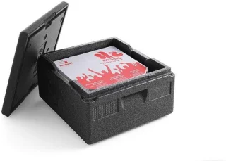 Thermobox Pizza Isolatiebox 21L Zwart