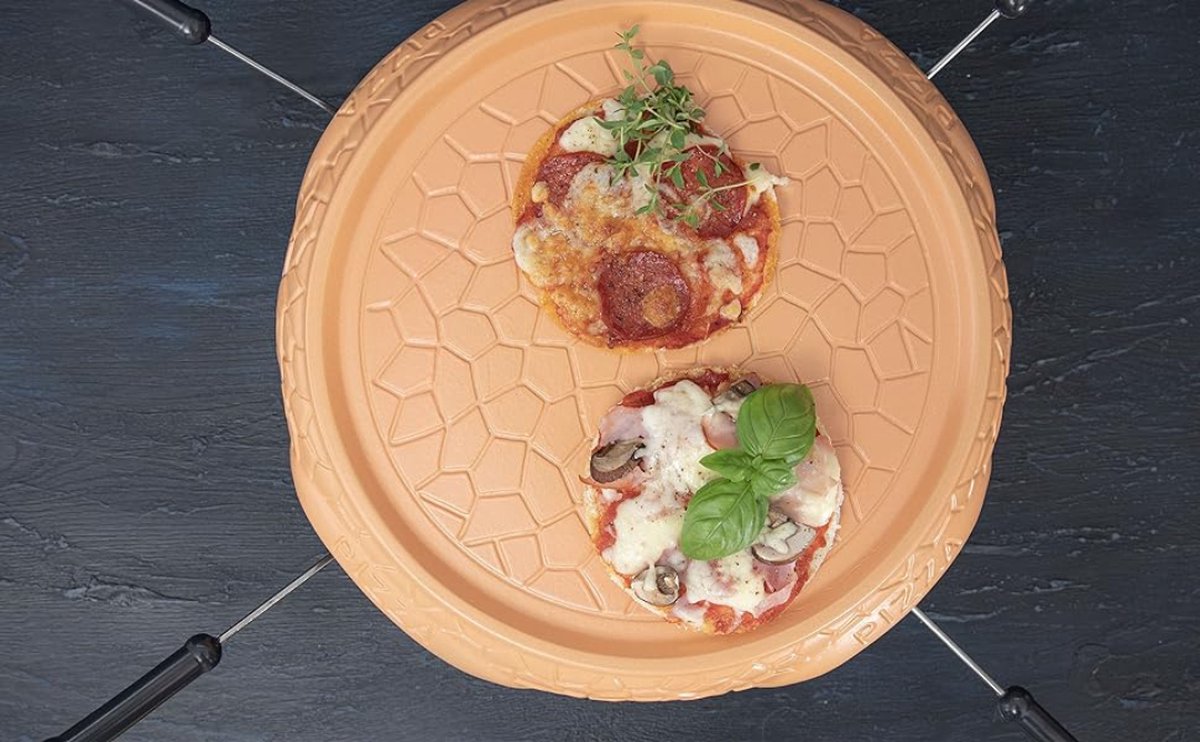 Thuys Luxe Pizzarette 800W voor 4 Personen