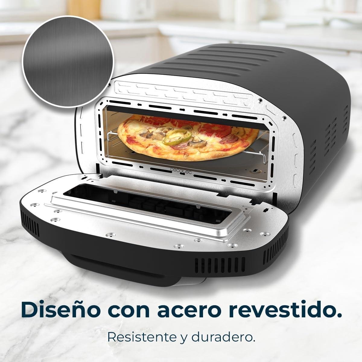 Tifosi Pizzaoven 1700W 12L Gecoat Staal
