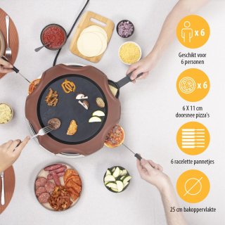 Tristar PZ-9160 Gourmetstel en Pizzamaker Pizza Festa