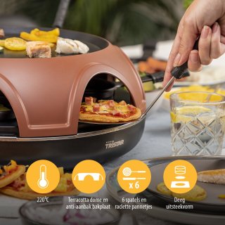 Tristar PZ-9160 Gourmetstel en Pizzamaker Pizza Festa