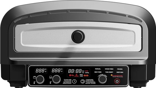 TurboTronic PO14 Elektrische Pizza Oven Zwart
