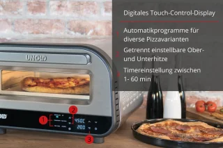 UNOLD Luigi 68816 pizzaoven 32 cm zilver
