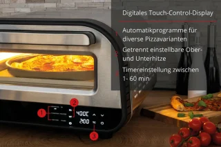 UNOLD Luigi 68816 pizzaoven 32 cm zilver