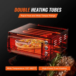 VEVOR Commerciële Elektrische Pizzaoven 51,7 x 47 x 26,6 cm