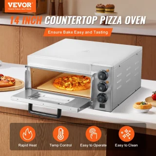 VEVOR Commerciële Elektrische Pizzaoven 51,7 x 47 x 26,6 cm