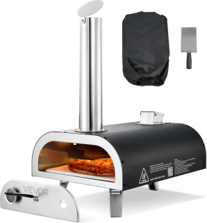 De VEVOR Outdoor Pelletpizzaoven 12 inch in één oogopslag
