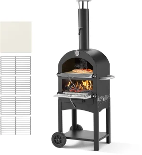 De VEVOR Pizzaoven 12 inch Pelletoven in één oogopslag