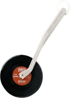 Vintage Vinyl Record Pizzasnijder - Keukenaccessoire