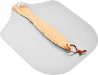 Vouwbare pizzaschop met houten handvat, 30.5 x 35.7 cm