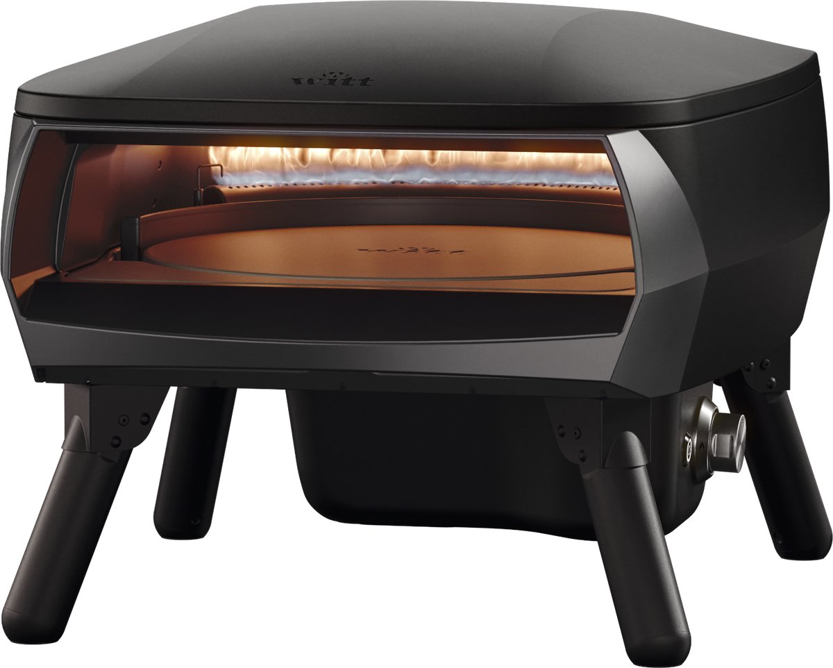Witt Etna Rotante Piccolo pizza oven zwart