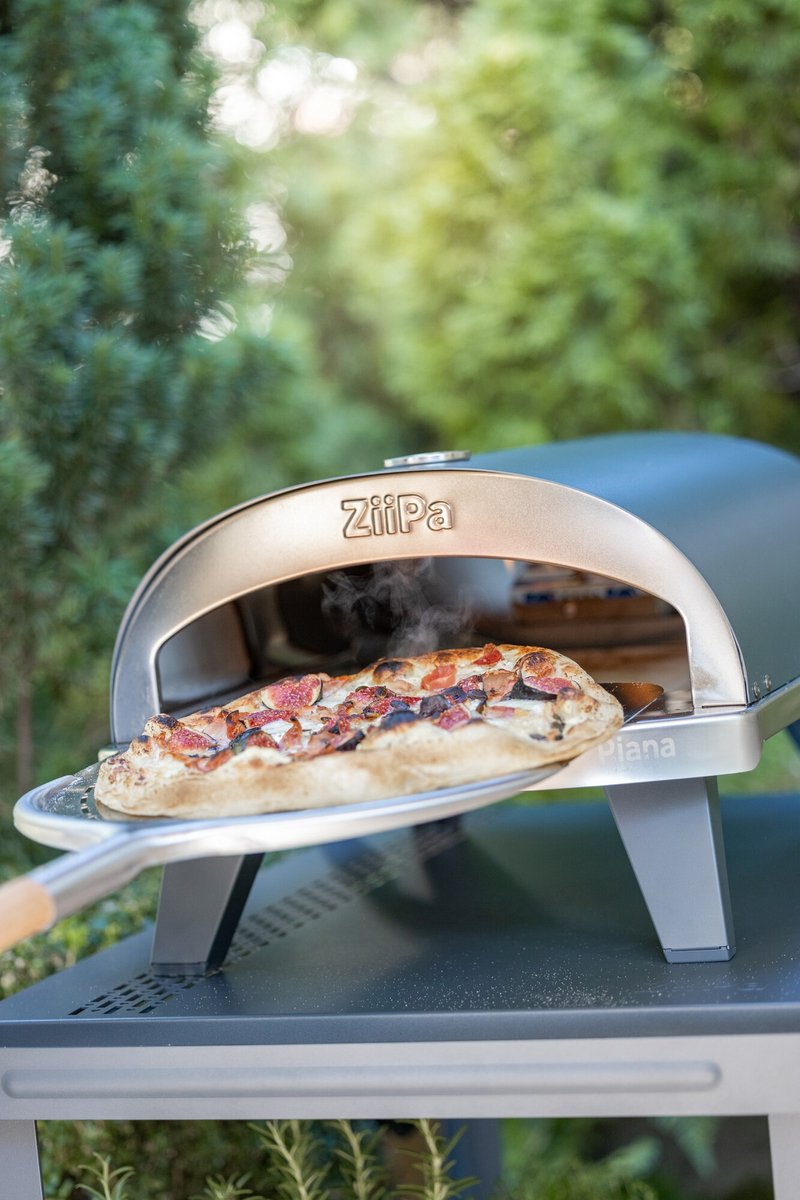 Ziipa Piana Gaz Ardoise Gas Pizzaoven 67x40x28 cm