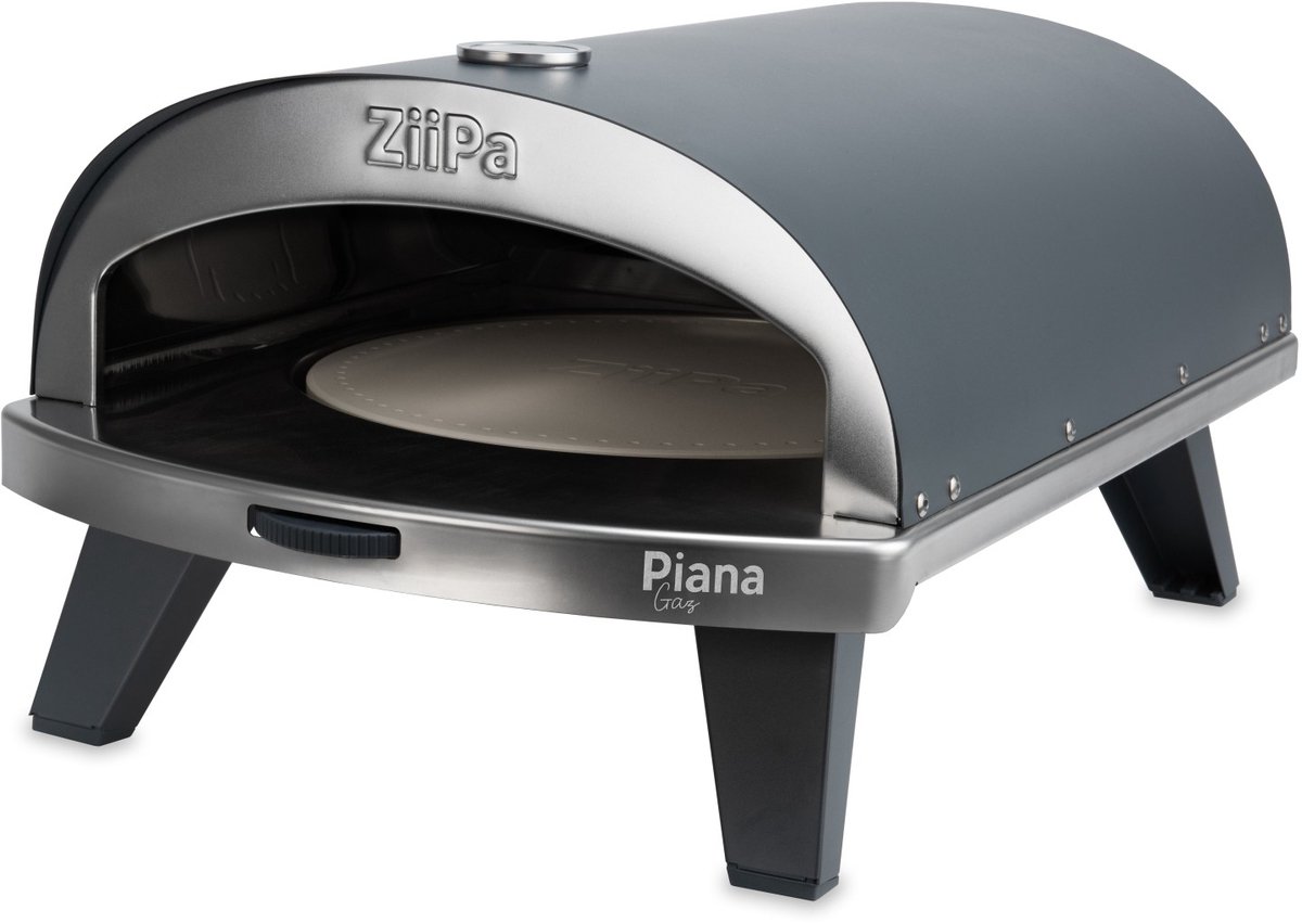 Ziipa Piana Gaz Ardoise Gas Pizzaoven 67x40x28 cm
