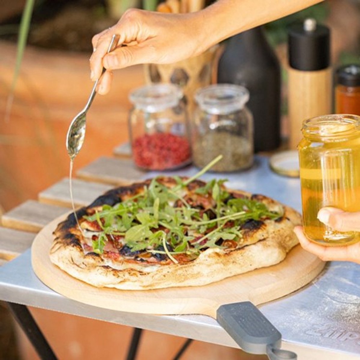 Ziipa Sora Ardoise Pizzabord 31x46 cm