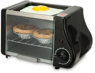 De Zwarte mini-elektrische oven in één oogopslag
