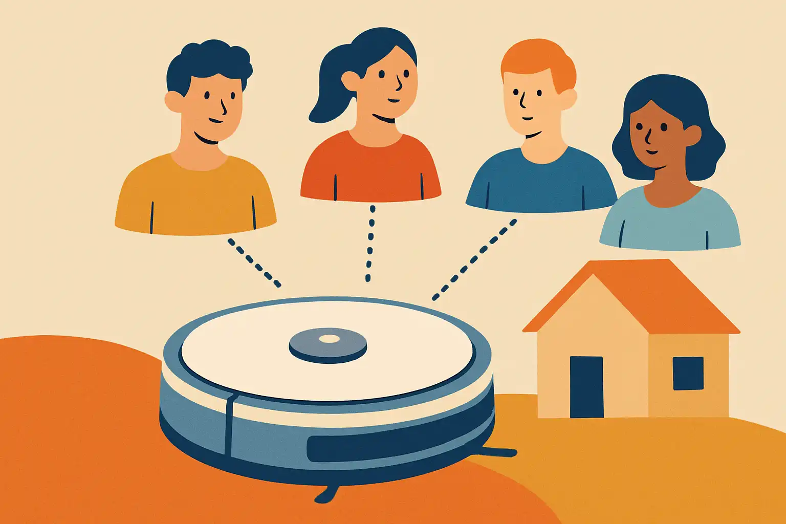 Één robot, veel bewoners: zo deel je een robotstofzuiger in een studentenhuis of gedeeld huishouden