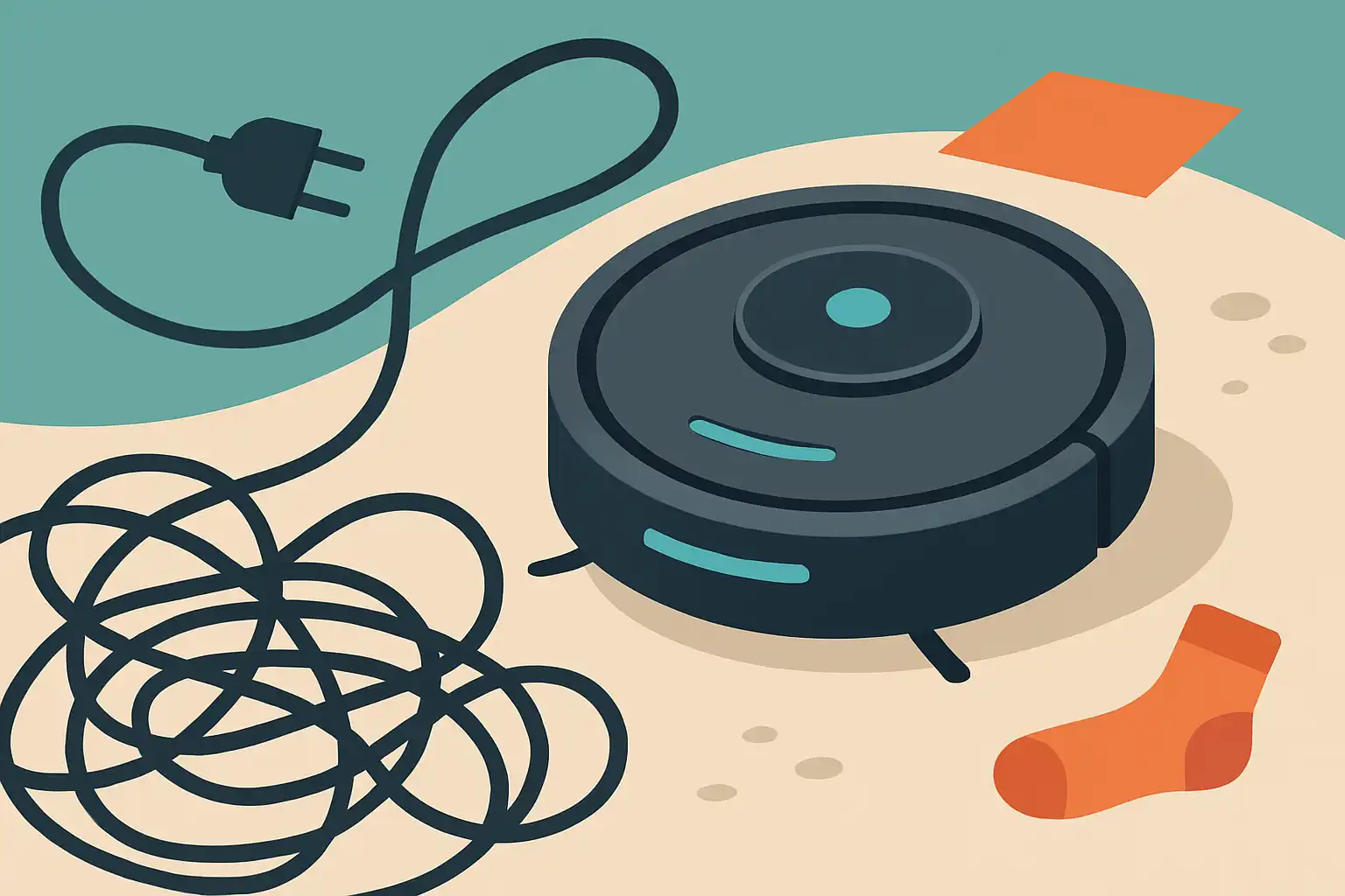 Nooit meer vastlopen: slimme fixes om je robotstofzuiger vrij te houden van kabels en rommel