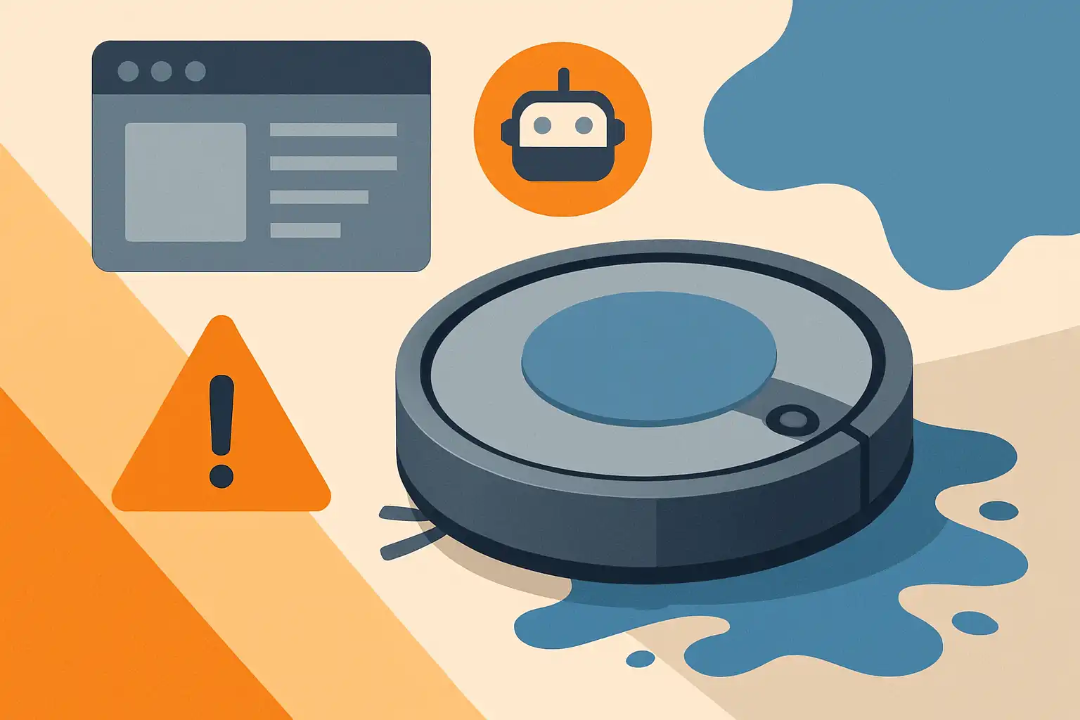 Wat als je robotstofzuiger vloeistof tegenkomt? voorkomen, herstellen en alternatieven