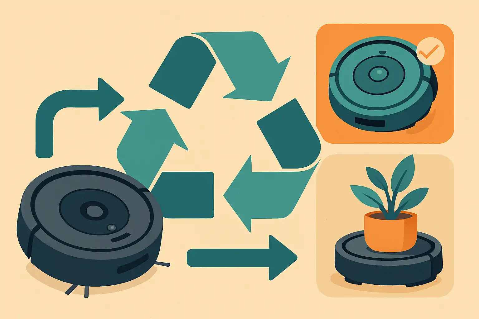 Wat gebeurt er met je oude robotstofzuiger? recycling, refurbished opties en creatieve herbestemmingen