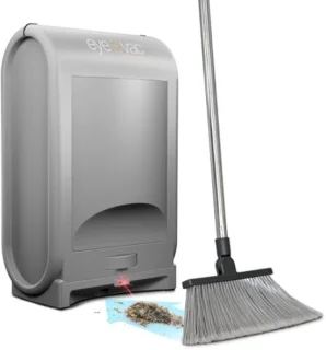 Touchless Vacuüm Automatische Stofpan - Ultrasnel 1400W voor Vegen van Huisdier Haar en Vuil in Keuken