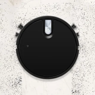 Robotstofzuiger met dweilfunctie - Robot Vacuum - 1500 Pa Zuigkracht, op te laden via USB - veegt - Zuig - dweilen en sproeibevochtigen 5 - in -1 handige reiniger