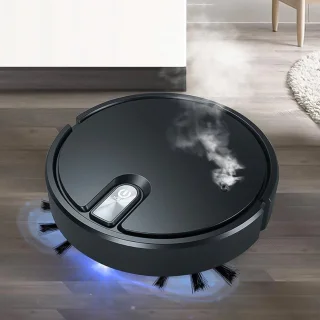 Robotstofzuiger met dweilfunctie - Robot Vacuum - 1500 Pa Zuigkracht, op te laden via USB - veegt - Zuig - dweilen en sproeibevochtigen 5 - in -1 handige reiniger