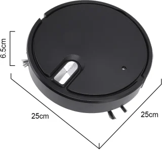 Robotstofzuiger met dweilfunctie - Robot Vacuum - 1500 Pa Zuigkracht, op te laden via USB - veegt - Zuig - dweilen en sproeibevochtigen 5 - in -1 handige reiniger