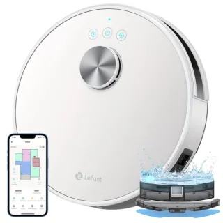 Robotstofzuiger – Dweilrobot – Stofzuigrobot – Automatische Stofzuiger – Schoonmaakrobot – 4000Pa Zuigkracht – Dual Power Batterij & Netstroom