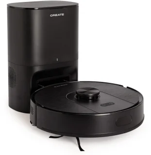 CREATE - Slimme robotstofzuiger en dweilrobot met optionele zelfledigende basis 5000Pa - NETBOT LS50