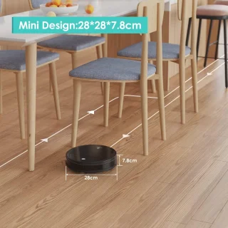 Robot Vacuum Cleaners - Lefant 2-in-1 Robot Vacuum Cleaner with Mop Function - 2200pa Powerful Suction - Automatic Self-Charging Intelligent Vacuum Robot - Ideal for Animal Hair/Hard Floor/Low Pile Carpet