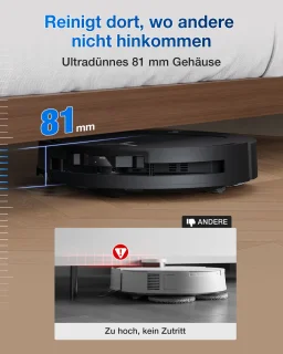 Ecovacs Deebot T50 Pro Omni Gen 2 0,26 l Stofzak Zwart