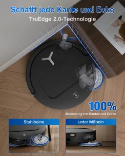 Ecovacs Deebot T50 Pro Omni Gen 2 0,26 l Stofzak Zwart