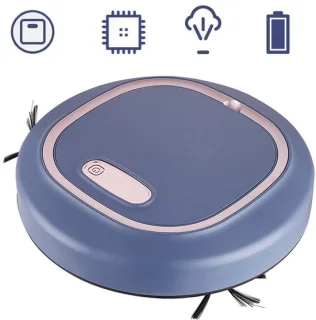 Robotstofzuiger - 3-In-1 Slimme Robotstofzuiger - 1200 mAh Stofzuiger - Vloerrobot met Accu - Verwijdering Van Stof Van Dierenharen