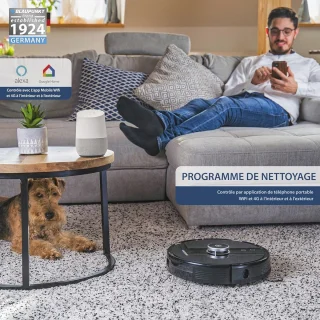 Robotstofzuiger met Dweilfunctie en Smart Navigatie – 360° Laser-Radar, App en Stembesturing – Innovatie 2021